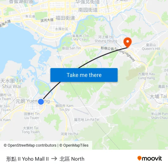 形點 II Yoho Mall II to 北區 North map