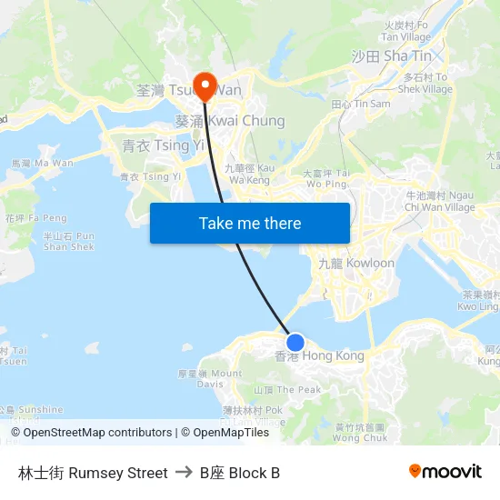 Rumsey Street to Block B map