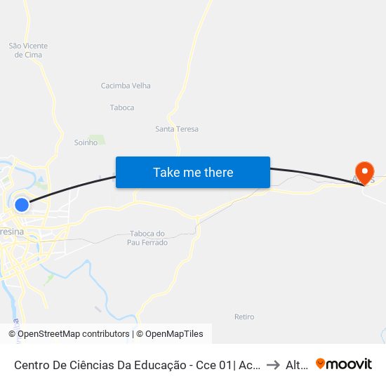 Centro De Ciências Da Educação - Cce 01| Acesso Hu to Altos map