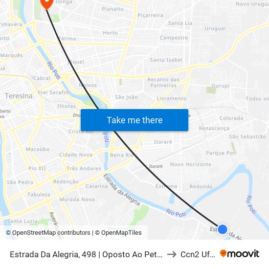 Estrada Da Alegria, 498 | Oposto Ao Petrel to Ccn2 Ufpi map
