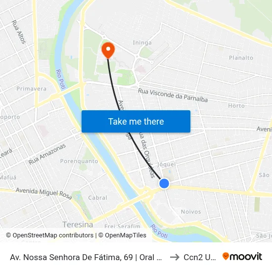 Av. Nossa Senhora De Fátima, 69 | Oral Unic to Ccn2 Ufpi map