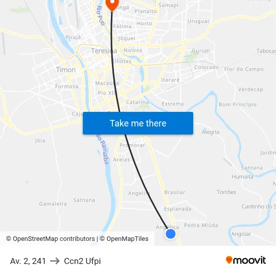 Av. 2, 241 to Ccn2 Ufpi map