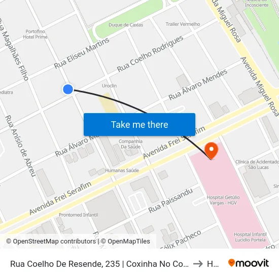 Rua Coelho De Resende, 235 | Coxinha No Cone to HGV map