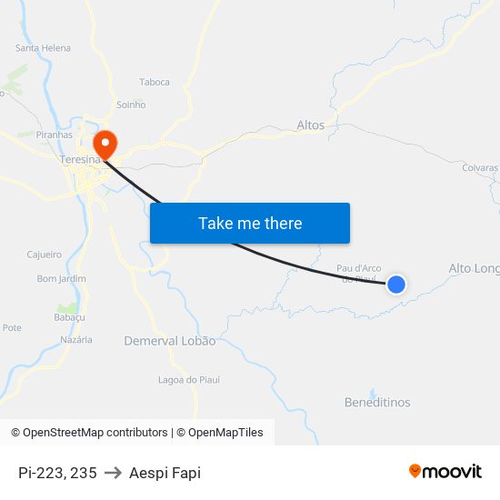 Pi-223, 235 to Aespi Fapi map