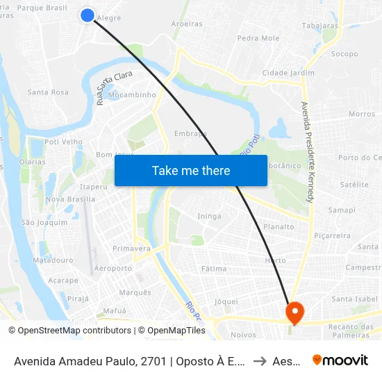 Avenida Amadeu Paulo, 2701 | Oposto À E.M Roberto Cerqueira Dantas to Aespi Fapi map