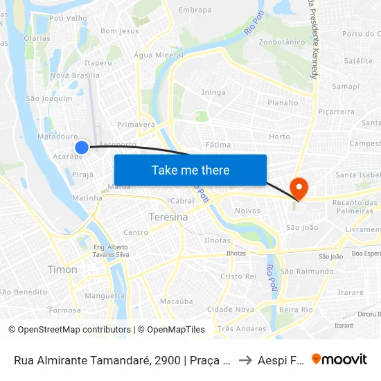 Rua Almirante Tamandaré, 2900 | Praça Do Gari to Aespi Fapi map