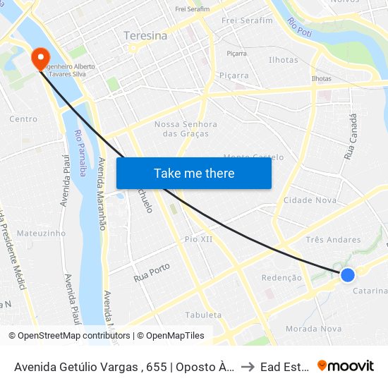 Avenida Getúlio Vargas , 655 | Oposto À Rodoviária to Ead Estácio map