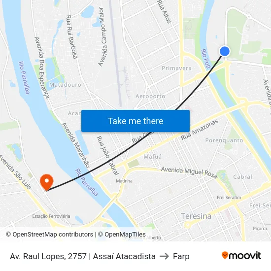 Av. Raul Lopes, 2757 | Assaí Atacadista to Farp map