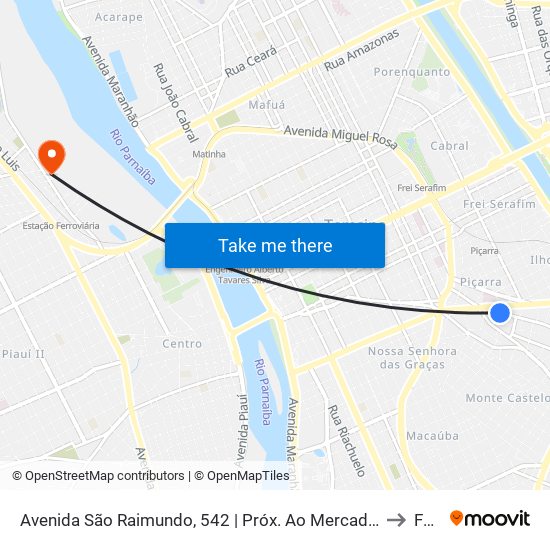 Avenida São Raimundo, 542 | Próx. Ao Mercado Da Piçarra to Farp map