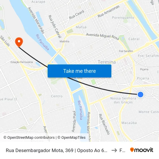 Rua Desembargador Mota, 369 | Oposto Ao 6a Dp / Ssp to Farp map