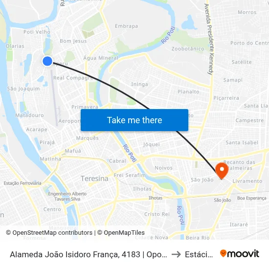 Alameda João Isidoro França, 4183 | Oposto À Praça Do Itaperu to Estácio Ceut map