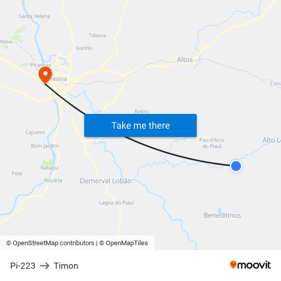 Pi-223 to Timon map