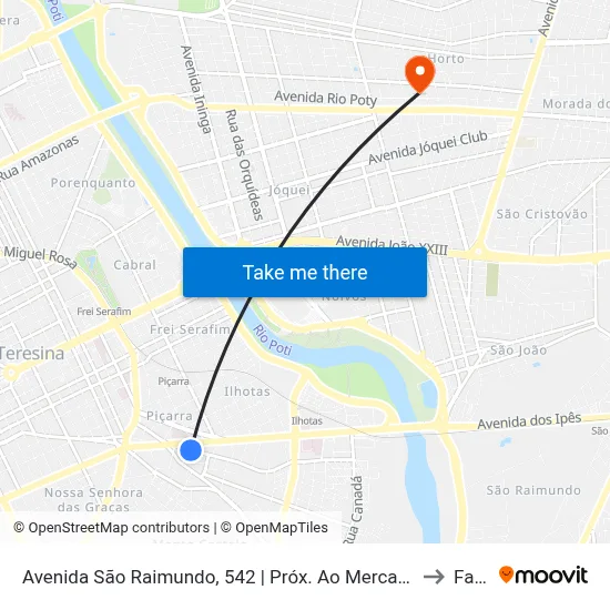Avenida São Raimundo, 542 | Próx. Ao Mercado Da Piçarra to Facid map