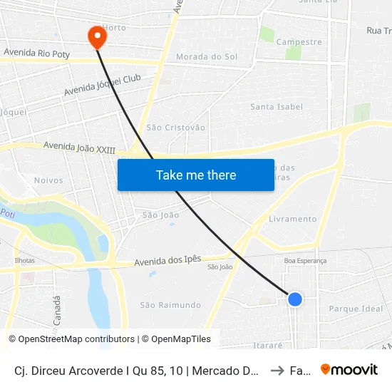 Cj. Dirceu Arcoverde I Qu 85, 10 | Mercado Do Dirceu 1 to Facid map