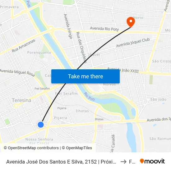 Avenida José Dos Santos E Silva, 2152 | Próximo À Central De Flagrantes to Facid map