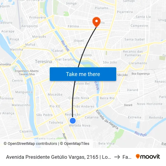 Avenida Presidente Getúlio Vargas, 2165 | Lord Hotel to Facid map
