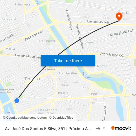 Av. José Dos Santos E Silva, 851 | Próximo À Caixa Econômica Federal to Facid map