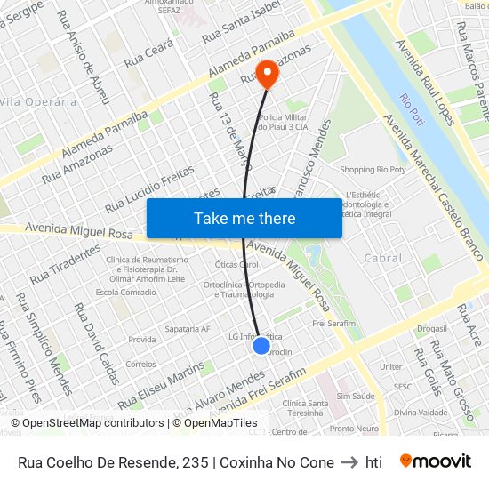 Rua Coelho De Resende, 235 | Coxinha No Cone to hti map