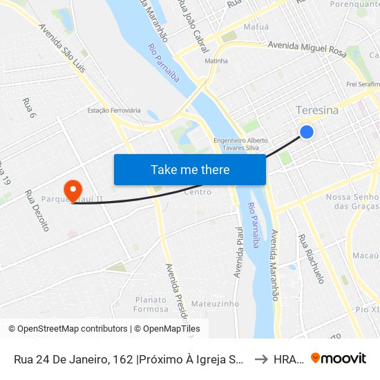 Rua 24 De Janeiro, 162 |Próximo À Igreja São Benedito to HRANP map
