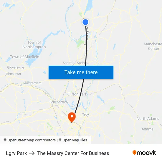 Lgrv Park to The Massry Center For Business map