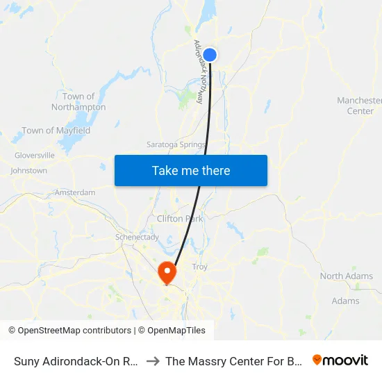 Suny Adirondack-On Request to The Massry Center For Business map