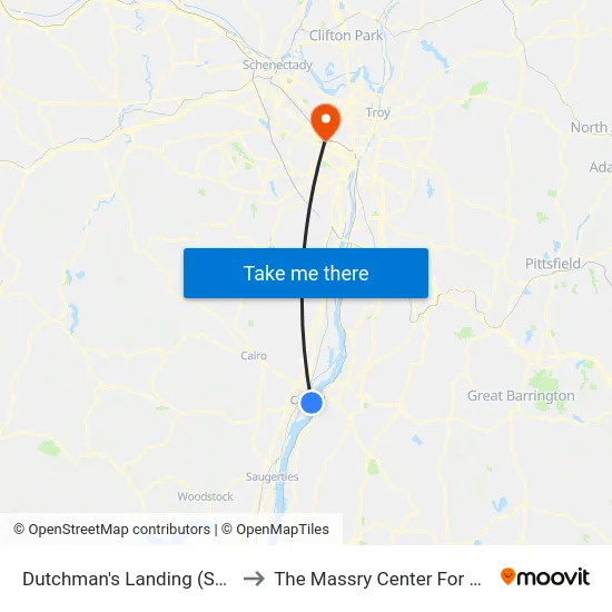 Dutchman's Landing (Seasonal) to The Massry Center For Business map