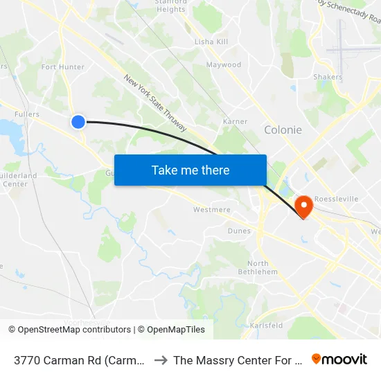 3770 Carman Rd (Carman Plaza) to The Massry Center For Business map