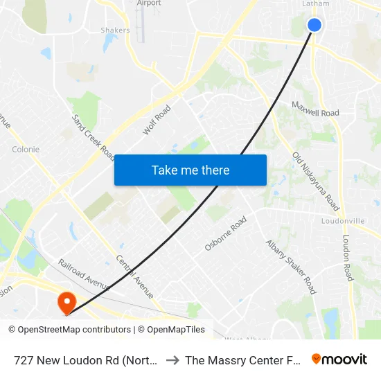 727 New Loudon Rd (Northway Toyota) to The Massry Center For Business map