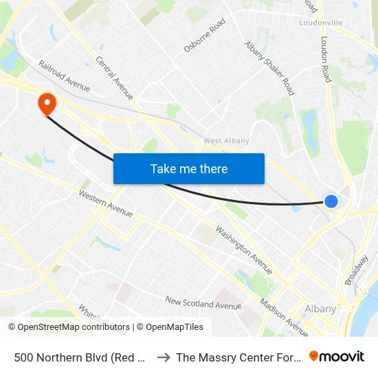 500 Northern Blvd (Red Carpet Inn) to The Massry Center For Business map