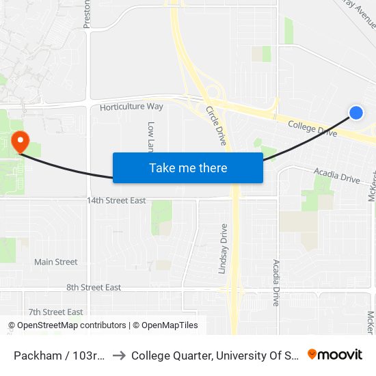 Packham / 103rd Street to College Quarter, University Of Saskatchewan map