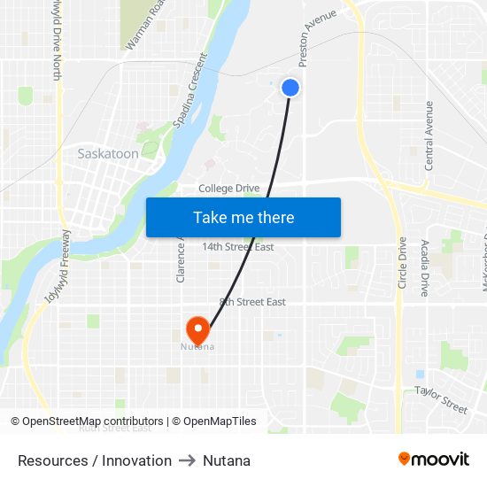 Resources / Innovation to Nutana map