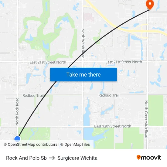 Rock And Polo Sb to Surgicare Wichita map