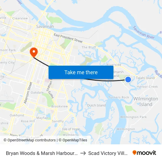 Bryan Woods & Marsh Harbour Nb to Scad Victory Village map