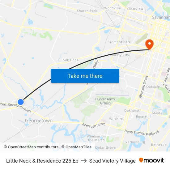 Little Neck & Residence 225 Eb to Scad Victory Village map