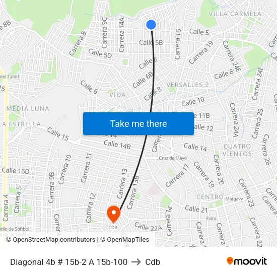 Diagonal 4b # 15b-2 A 15b-100 to Cdb map