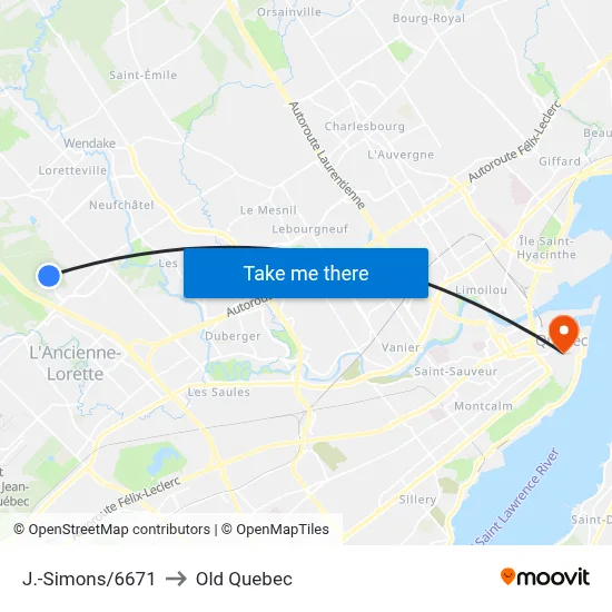J.-Simons/6671 to Old Quebec map