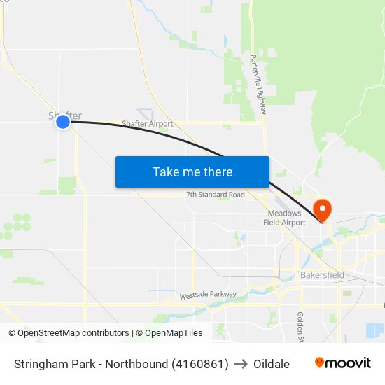 Stringham Park - Northbound (4160861) to Oildale map