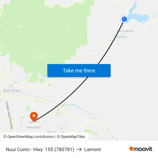 Nuui Cunni - Hwy. 155 (780781) to Lamont map