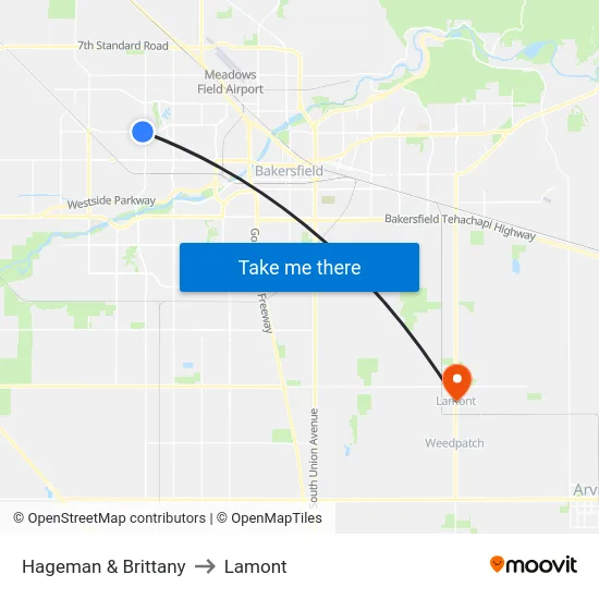 Hageman & Brittany to Lamont map