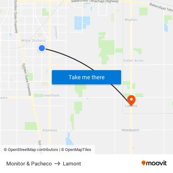 Monitor & Pacheco to Lamont map