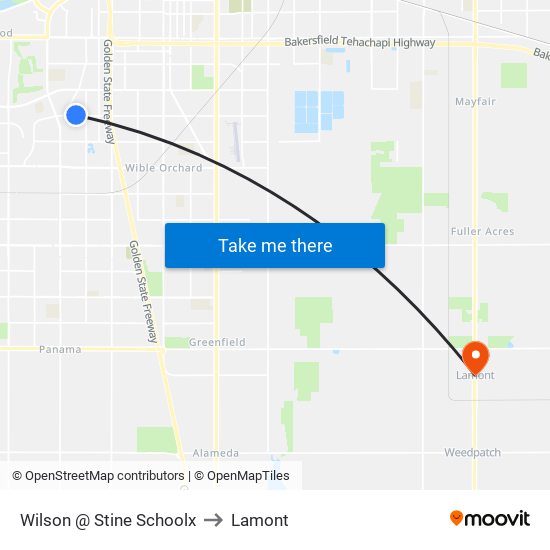 Wilson @ Stine Schoolx to Lamont map