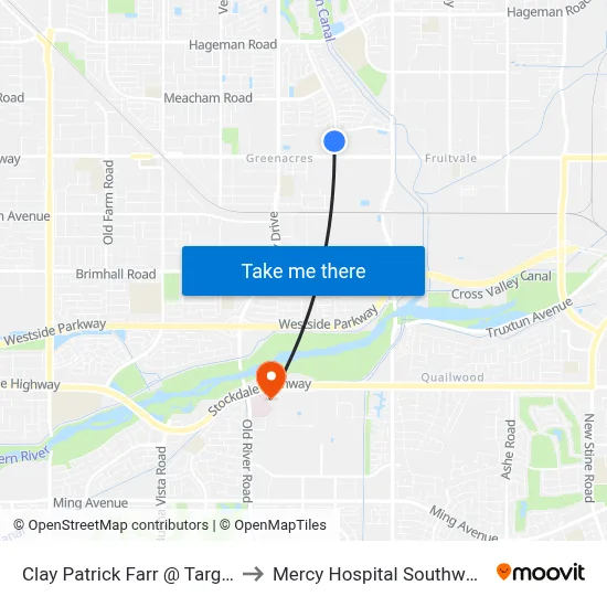 Clay Patrick Farr @ Target to Mercy Hospital Southwest map