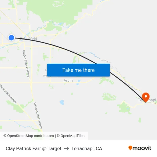 Clay Patrick Farr @ Target to Tehachapi, CA map