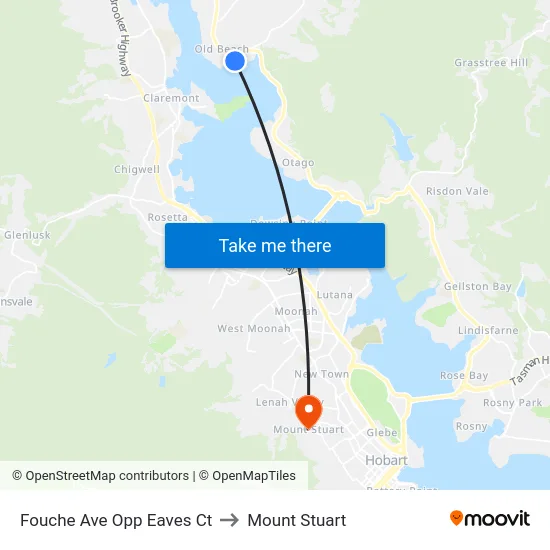 Fouche Ave Opp Eaves Ct to Mount Stuart map