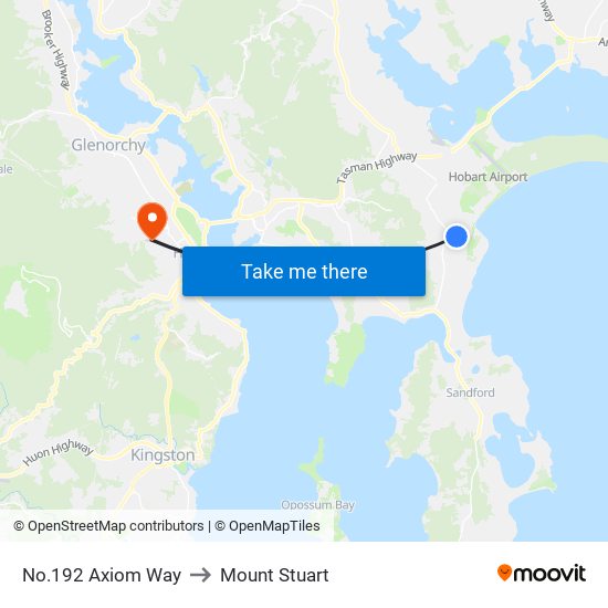 No.192 Axiom Way to Mount Stuart map