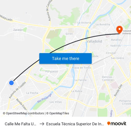 Calle Me Falta Un Tornillo 3-5 to Escuela Técnica Superior De Ingenieros Industriales map