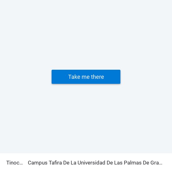 Tinocas to Campus Tafira De La Universidad De Las Palmas De Gran Canaria map