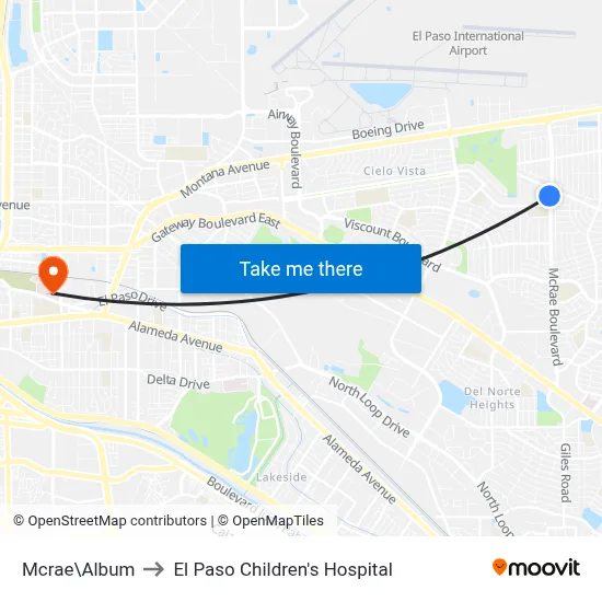 Mcrae\Album to El Paso Children's Hospital map