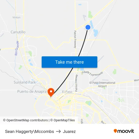 Sean Haggerty\Mccombs to Juarez map