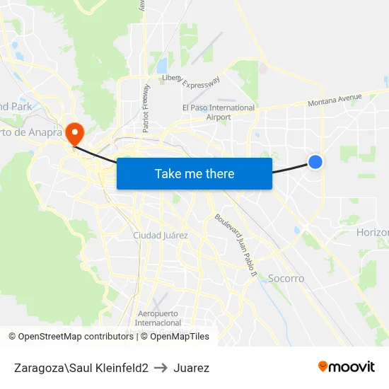 Zaragoza\Saul Kleinfeld2 to Juarez map